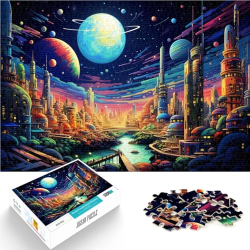 Puzzle für Erwachsene mit 1000 Teilen, Planet City, Spielzeug, Denkspiel, anspruchsvoll, Aber unterhaltsam und humorvoll,38x52cm Puzzle für Erwachsene mit 1000 Teilen, Planet City, Spielzeug, Denkspiel, anspruchsvoll, Aber unterhaltsam und humorvoll,38x52cm von SYUNFEI