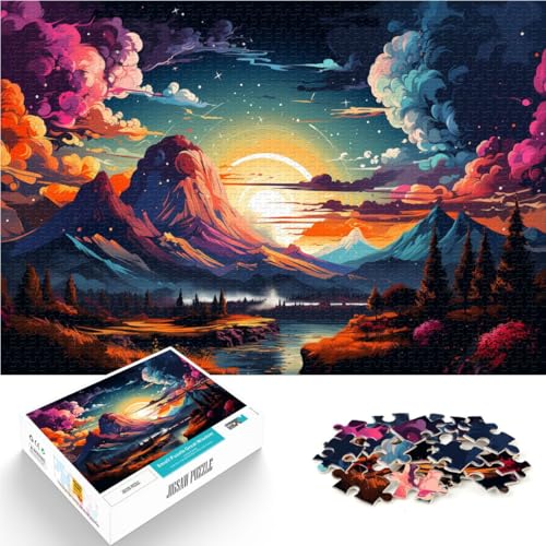 Puzzle für Erwachsene, 1000 Teile, wunderschönes Landschaftspuzzlespiel, 10,27 x 14,96 Zoll, anspruchsvolles Puzzlespiel und Familienspiel Puzzle für Erwachsene, 1000 Teile, wunderschönes Landschaftspuzzlespiel, 10,27 x 14,96 Zoll, anspruchsvolles Puzzlespiel und Familienspiel von SYUNFEI
