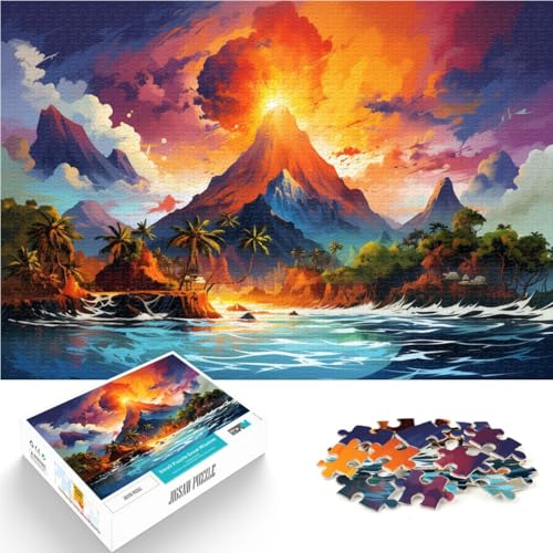 1000-teiliges Puzzle für Erwachsene, wunderschöne Landschaft, Spielzeug, Lernspiele, Stressabbau, tolle Geschenke und Spielzeuge,38x52cm, von SYUNFEI