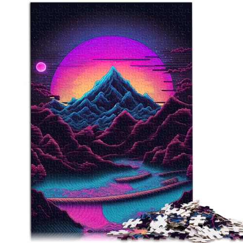 1000-teiliges Puzzle für Erwachsene, japanische Berge, wunderschönes Puzzle, Lernspiele, Lernspiel für Geburtstag, Weihnachten, 19,7 x 29,5 Zoll von SYUNFEI