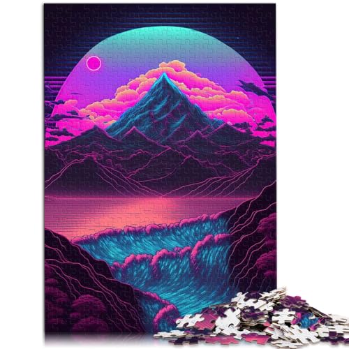 Puzzle 1000 Teile für Erwachsene, wunderschöne japanische Berge, lustige Spiele, tolles Geschenk für die ganze Familie, 49,7 x 75,9 cm, für Teenager ab 14 Jahren Puzzle 1000 Teile für Erwachsene, wunderschöne japanische Berge, lustige Spiele, tolles Geschenk für die ganze Familie, 49,7 x 75,9 cm, für Teenager ab 14 Jahren von SYUNFEI