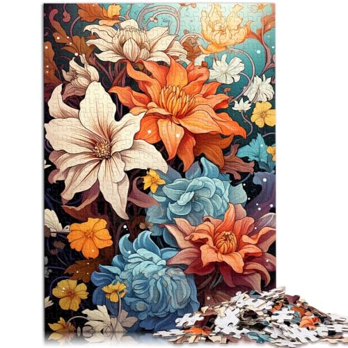 Puzzle für Erwachsene, wunderschönes farbenfrohes Blumengemälde, 1000 Teile, für Erwachsene, 50 x 75 cm, Holzbrettpuzzle, Lernspiele, Heimdekorationspuzzle. Puzzle für Erwachsene, wunderschönes farbenfrohes Blumengemälde, 1000 Teile, für Erwachsene, 50 x 75 cm, Holzbrettpuzzle, Lernspiele, Heimdekorationspuzzle. von SYUNFEI