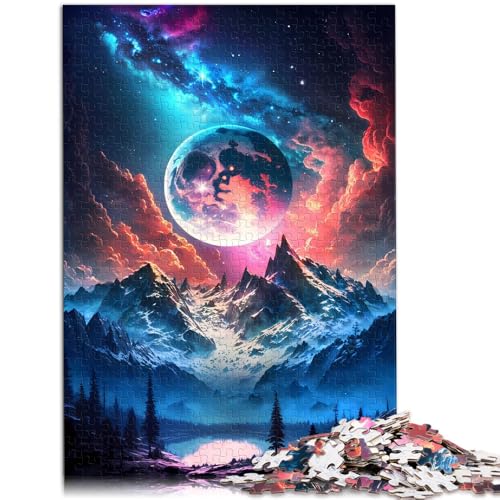 Puzzle für Erwachsene „Berg des Kosmos“, 1000 Teile Puzzle für Erwachsene und Kinder, 38x52 cm, Papppuzzle, Stressabbau, schwierige Herausforderung von SYUNFEI