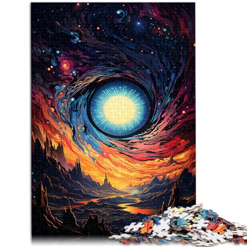 1000-teiliges Puzzle für Erwachsene, Schwarzes Loch, Morgendämmerung, Lernspiele, Heimdekoration, Puzzle, EIN Kunstwerk, 50 x 75 cm, geeignet für Jugendliche ab 14 Jahren 1000-teiliges Puzzle für Erwachsene, Schwarzes Loch, Morgendämmerung, Lernspiele, Heimdekoration, Puzzle, EIN Kunstwerk, 50 x 75 cm, geeignet für Jugendliche ab 14 Jahren von SYUNFEI