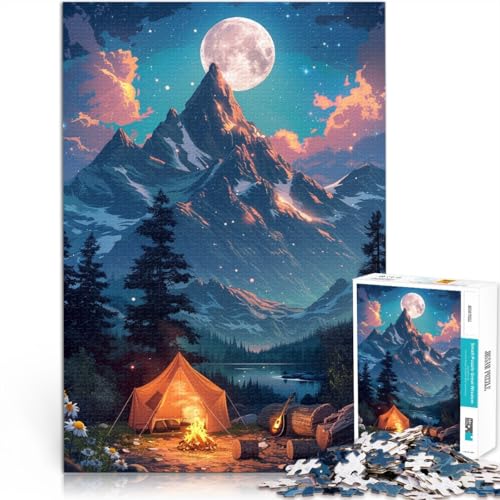 1000-teiliges Puzzle für Erwachsene „Camping Wild“, Spielzeug, Denkspiel, ganze Familie, 50 x 75 cm, für 14-Jährige 1000-teiliges Puzzle für Erwachsene „Camping Wild“, Spielzeug, Denkspiel, ganze Familie, 50 x 75 cm, für 14-Jährige von SYUNFEI