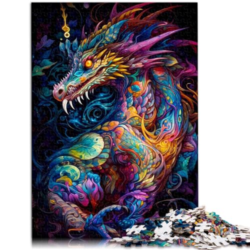 Puzzle für Erwachsene, 2000 Teile, buntes Drachenspielzeug, Denkspiel, Lernspiel für Geburtstag, Weihnachten, 70 x 100 cm, für Teenager ab 14 Jahren von SYUNFEI