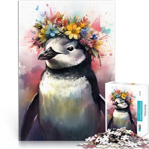 Puzzle für Erwachsene, 1000 Teile, Eisbär-Baby, Lernpuzzle, Wichtelgeschenke,50x75cm, für Teenager ab 14 Jahren von SYUNFEI
