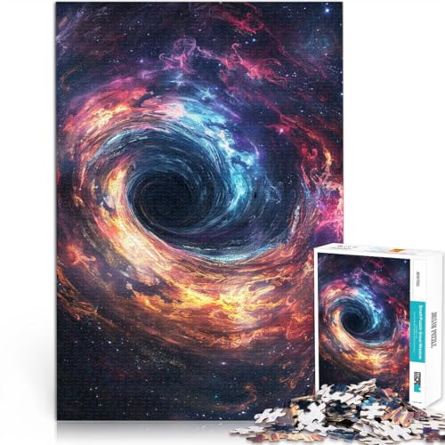 1000-teiliges Puzzle für Erwachsene mit Wirbeln, Spielzeug, Denkspiel, Herausforderung für die Gehirnintelligenz, süchtig machendes Spielzeug, 26x38cm, von SYUNFEI