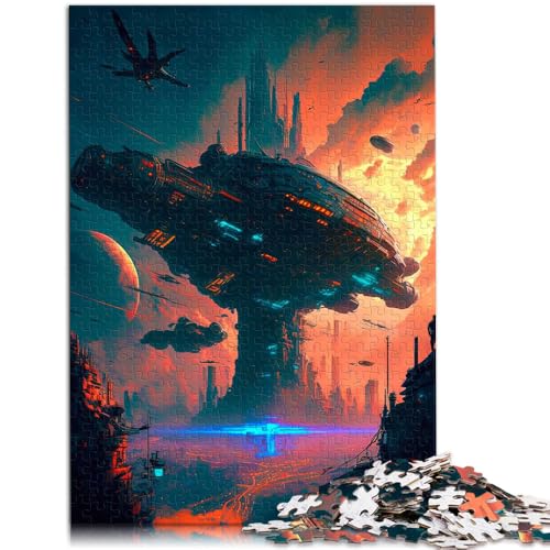 Puzzle für Erwachsene, 1000 Teile, „Eine Stadt von Morgen“, Lernspiele, Heimdekorationspuzzle, 38x52cm, für 14-Jährige Puzzle für Erwachsene, 1000 Teile, „Eine Stadt von Morgen“, Lernspiele, Heimdekorationspuzzle, 38x52cm, für 14-Jährige von SYUNFEI