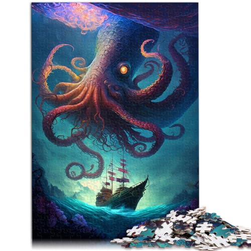 Puzzle 1000 Teile für Erwachsene Legends of The Deep Kraken Puzzle Lernspiele 14,96 Zoll x 20,47 Zoll Familienspiel Stressabbau Schwieriges Herausforderungspuzzle Puzzle 1000 Teile für Erwachsene Legends of The Deep Kraken Puzzle Lernspiele 14,96 Zoll x 20,47 Zoll Familienspiel Stressabbau Schwieriges Herausforderungspuzzle von SYUNFEI
