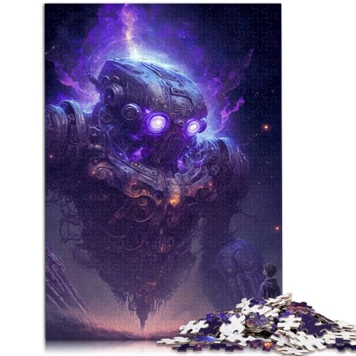 Puzzle für Erwachsene 1000 Teile „Mein Roboter und ich“ Familien-Aktivitätspuzzle Geeignet als Schreibtischdekoration 14,96 x 20,47 Zoll für 14-Jährige von SYUNFEI