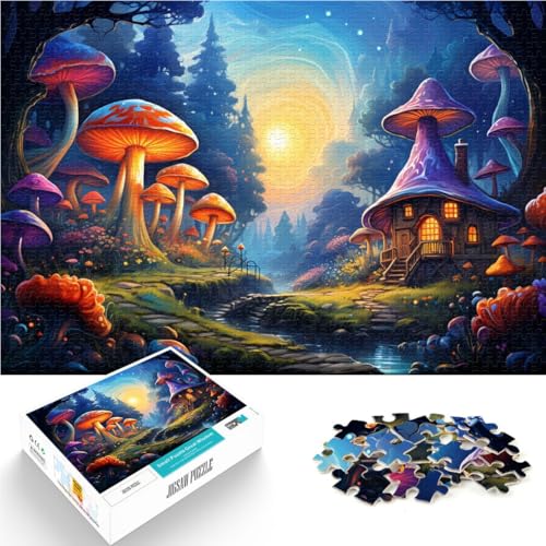 Puzzle für Erwachsene, 1000 Teile, Pilzwelt, Familienaktivitätspuzzle zur Heimdekoration, 50 x 75 cm, für Teenager ab 14 Jahren Puzzle für Erwachsene, 1000 Teile, Pilzwelt, Familienaktivitätspuzzle zur Heimdekoration, 50 x 75 cm, für Teenager ab 14 Jahren von SYUNFEI