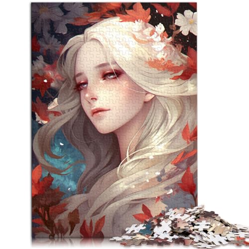 1000-teiliges Puzzle für Erwachsene, stolze Blumenjungfrau, Lernspiele für Zuhause, DIY-Spielzeug. Trainieren Sie Ihr Gehirn und Ihre Hände. 14,96 Zoll x 20,47 Zoll von SYUNFEI
