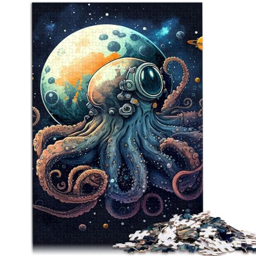 Puzzle für Erwachsene „Space Squids“ 1000 Teile Puzzle für Erwachsene, 50 x 75 cm, Holzbrettpuzzle für Teenager und Kinder, anspruchsvolles Spiel von SYUNFEI
