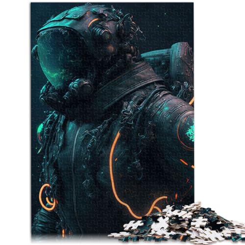 Puzzle für Erwachsene „Space is Wild Cat Galaxies“ 1000 Teile Puzzle 10,27 x 14,96 Zoll Holzbrettpuzzle für Erwachsene und Kinder Heimdekoration Puzzlespielzeug von SYUNFEI