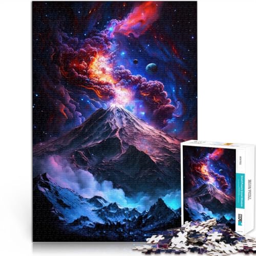 Puzzle für Erwachsene, 1000 Teile, Vulkane, Galaxie, Denksportaufgabe, Lernspiel für Geburtstag, Weihnachten, 26x38cm Puzzle für Erwachsene, 1000 Teile, Vulkane, Galaxie, Denksportaufgabe, Lernspiel für Geburtstag, Weihnachten, 26x38cm von SYUNFEI