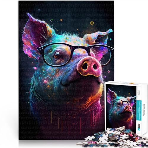 Puzzle für Erwachsene 1000 Teile Totenkopf Spielzeug Lernspiele Stressabbau 19,7 x 29,5 Zoll Lernspiel für Geburtstag, Weihnachten von SYUNFEI