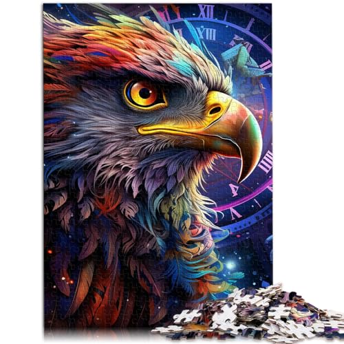 1000-teiliges Puzzle für Erwachsene, farbenfrohes Adler-Denkspiel, Geburtstagsgeschenk, Wanddekoration, 26x38cm, für Teenager ab 14 Jahren von SYUNFEI