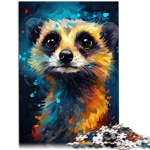 Puzzle für Erwachsene, 2000 Teile, psychedelisches Erdmännchen-Motiv, als Puzzle-Geschenk zum Verweilen zu Hause, 70 x 100 cm, für Teenager ab 14 Jahren von SYUNFEI