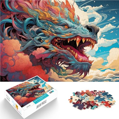 Puzzle für Erwachsene, 1000 Teile, chinesisches Libellenuniversum, Lernspiele, Heimdekoration, Puzzle, Gedächtnisverbesserung, 10,27 x 14,96 Zoll Puzzle für Erwachsene, 1000 Teile, chinesisches Libellenuniversum, Lernspiele, Heimdekoration, Puzzle, Gedächtnisverbesserung, 10,27 x 14,96 Zoll von SYUNFEI
