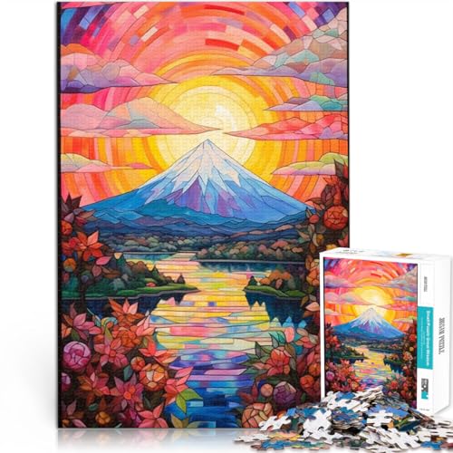 Puzzle für Erwachsene, 1000 Teile, Berg Fuji, Japan, schwierig und herausfordernd, einzigartige Geburtstags, 10,27 x 14,96 Zoll, für 14-Jährige Puzzle für Erwachsene, 1000 Teile, Berg Fuji, Japan, schwierig und herausfordernd, einzigartige Geburtstags, 10,27 x 14,96 Zoll, für 14-Jährige von SYUNFEI