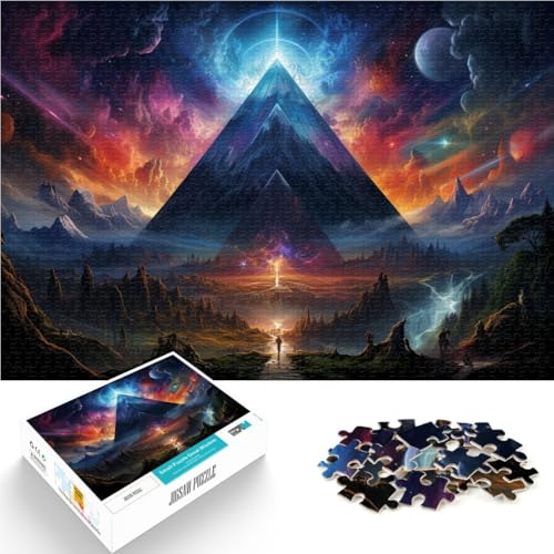 Puzzle für Erwachsene Einer Fantasiepyramide, 1000 Teile, Puzzle für Erwachsene, Geschenke, 50 x 75 cm, Holzbrettpuzzle, Lernspiel für Erwachsene und Kinder Puzzle für Erwachsene Einer Fantasiepyramide, 1000 Teile, Puzzle für Erwachsene, Geschenke, 50 x 75 cm, Holzbrettpuzzle, Lernspiel für Erwachsene und Kinder von SYUNFEI