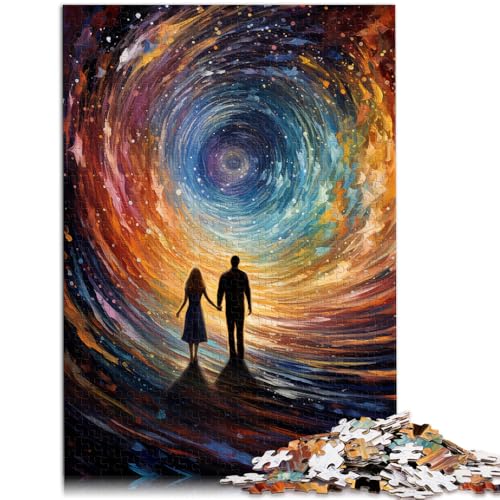 Puzzle für Erwachsene, 1000 Teile, Paar unter dem Sternenhimmel, Familienspiel und Geburtstagsgeschenk, 50 x 75 cm, für Teenager ab 14 Jahren von SYUNFEI