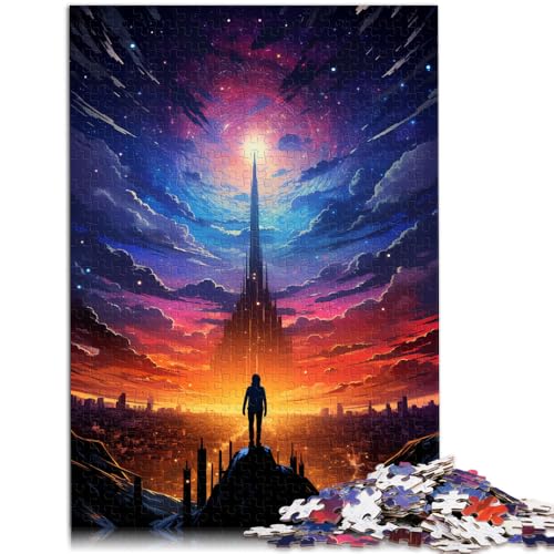 Puzzle 1000 Teile für Erwachsene Flucht aus der Stadt Lernpuzzle einzigartiges Herausforderungsspiel 14,96 x 20,47 Zoll für Teenager ab 14 Jahren von SYUNFEI
