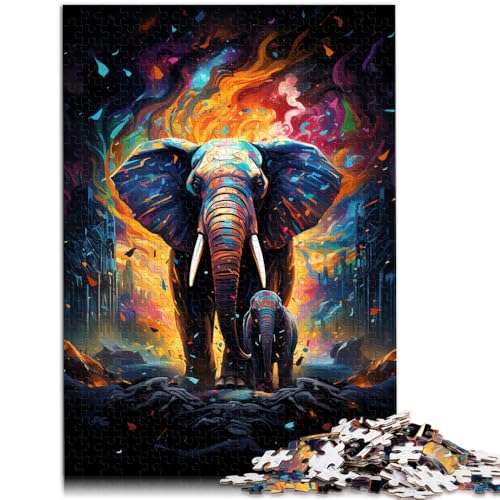 Puzzle für Erwachsene, 1000 Teile, Elefantenspielzeug, Denkspiel, anspruchsvoll, Aber lustig und humorvoll, 26x38cm, für Jugendliche ab 14 Jahren von SYUNFEI