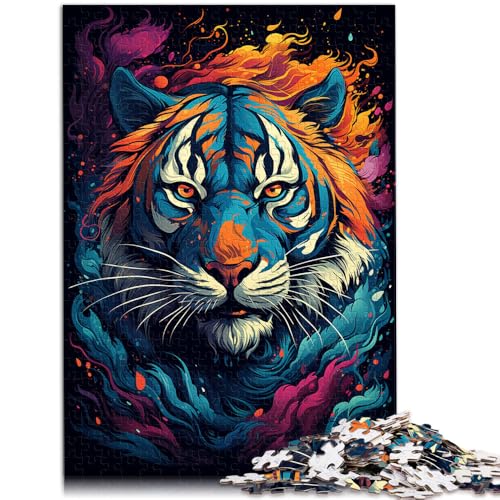 Puzzle 2000 Teile für Erwachsene, Tiger-Puzzle, Mitmach-Spiel, ganze Familie, 70 x 100 cm, für Teenager ab 14 Jahren von SYUNFEI