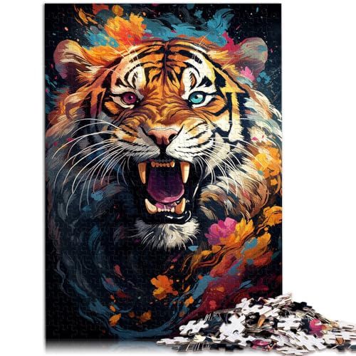 Puzzle für Erwachsene, 1000 Teile, Tiger-Denkspiel, anspruchsvoll, Aber lustig und humorvoll,38x52cm, für 14-Jährige Puzzle für Erwachsene, 1000 Teile, Tiger-Denkspiel, anspruchsvoll, Aber lustig und humorvoll,38x52cm, für 14-Jährige von SYUNFEI