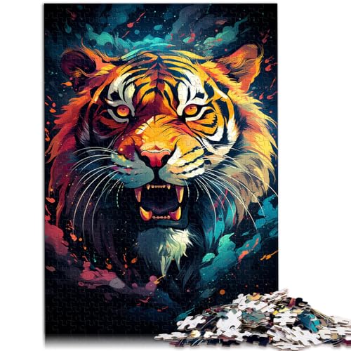 Puzzle für Erwachsene, 2000 Teile, Wilder Feuertiger, Familien-Aktivitätspuzzle, Trainieren Sie Ihr Gehirn und Ihre Hände, 70 x 100 cm, für Teenager ab 14 Jahren Puzzle für Erwachsene, 2000 Teile, Wilder Feuertiger, Familien-Aktivitätspuzzle, Trainieren Sie Ihr Gehirn und Ihre Hände, 70 x 100 cm, für Teenager ab 14 Jahren von SYUNFEI