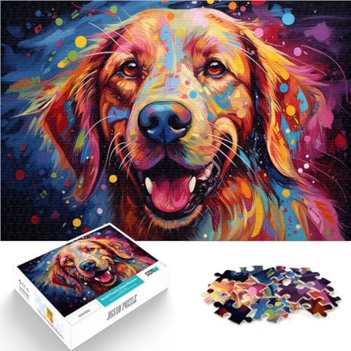 Puzzle für Erwachsene, 2000 Teile, Golden Retriever-Spielzeug, Denkspiel, Weihnachtswunschliste mit Weihnachtsmann, 70 x 100 cm, für Teenager ab 14 Jahren Puzzle für Erwachsene, 2000 Teile, Golden Retriever-Spielzeug, Denkspiel, Weihnachtswunschliste mit Weihnachtsmann, 70 x 100 cm, für Teenager ab 14 Jahren von SYUNFEI