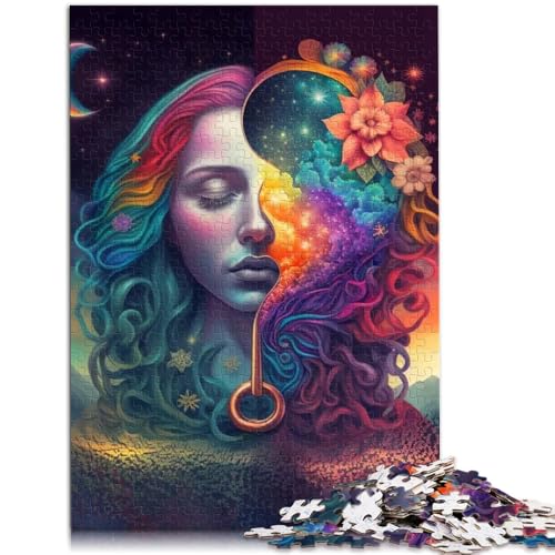 2000-teiliges Puzzle für Erwachsene, Regenbogengeist, entspannendes, intellektuelles Lernspielzeug, Wichtelgeschenke, 70 x 100 cm, für 14-Jährige von SYUNFEI