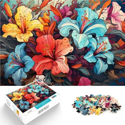 Puzzle mit 1000 Teilen für Erwachsene, Rhododendren, entspannendes, intellektuelles Lernspielzeug, geeignet für Paare, 50 x 75 cm, Puzzle mit 1000 Teilen für Erwachsene, Rhododendren, entspannendes, intellektuelles Lernspielzeug, geeignet für Paare, 50 x 75 cm, von SYUNFEI