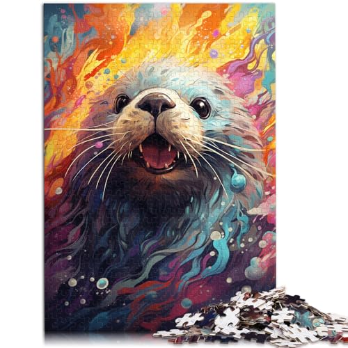 Puzzle für Erwachsene, 1000 Teile, Seeotter, Lernspielzeug, Familienspiele, Geschenke für Freunde und Familie,38x52cm, für Teenager ab 14 Jahren von SYUNFEI
