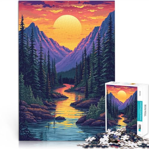 Puzzle für Erwachsene, 2000 Teile, seltsame und schöne Berge, Puzzle für Lernspiele, Herausforderung, Spielzeug, Heimkunst, Dekor, 27,56 x 39,37 Zoll von SYUNFEI