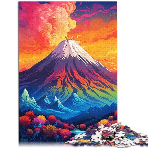 Puzzle für Erwachsene, 1000 Teile, Seltsamer Vulkanausbruch, Lernspiele, Heimdekoration, Puzzle, Heimkunstdekor, 19,7 x 29,5 Zoll Puzzle für Erwachsene, 1000 Teile, Seltsamer Vulkanausbruch, Lernspiele, Heimdekoration, Puzzle, Heimkunstdekor, 19,7 x 29,5 Zoll von SYUNFEI