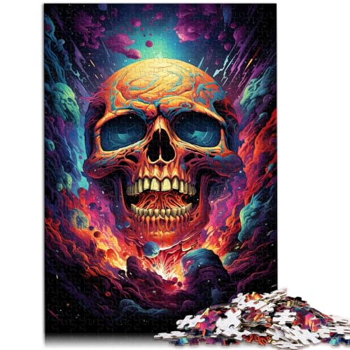 1000-teiliges Puzzle für Erwachsene, Skelett-Universum, Lernspiele für Zuhause, DIY-Spielzeug, Künstlersammlung, Bildende Kunst, 14,96 x 20,47 Zoll von SYUNFEI