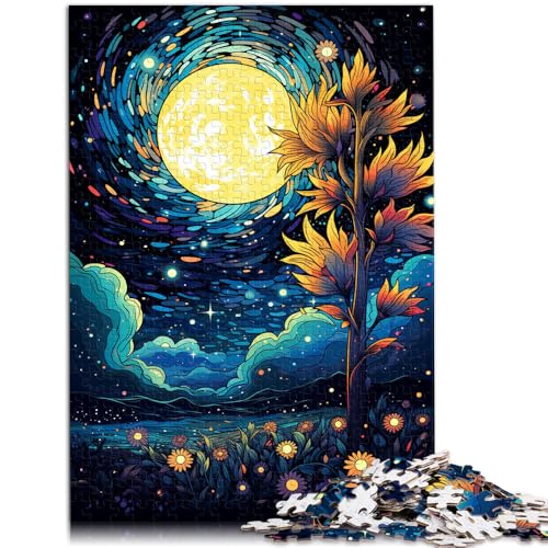 1000-teiliges Puzzle für Erwachsene, Sonnenblumen, Sternenhimmel, anspruchsvolles Spiel, Geburtstagsgeschenk, Geschenke, Wandkunst, 50 x 75 cm, für Teenager ab 14 Jahren 1000-teiliges Puzzle für Erwachsene, Sonnenblumen, Sternenhimmel, anspruchsvolles Spiel, Geburtstagsgeschenk, Geschenke, Wandkunst, 50 x 75 cm, für Teenager ab 14 Jahren von SYUNFEI