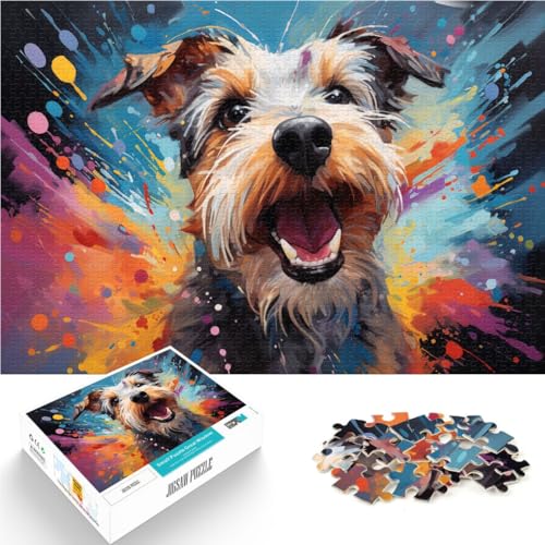 2000-teiliges Puzzle für Erwachsene, Terrier-Spielzeug, Denkspiel, Herausforderung für die Gehirnintelligenz, süchtig machendes Spielzeug, 70 x 100 cm, von SYUNFEI