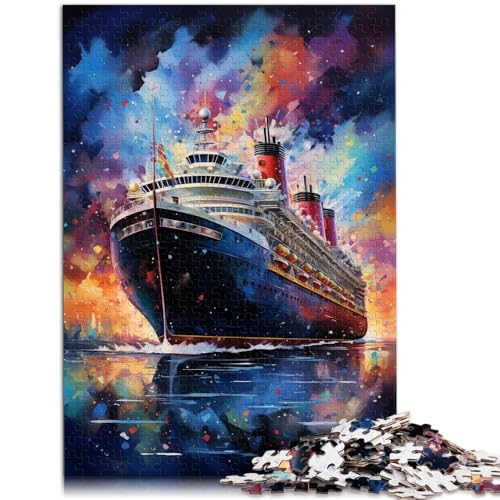 1000-teiliges Puzzle für Erwachsene, Titanic-Spielzeug, Denkspiel, ganze Familie, 26x38cm, für Teenager ab 14 Jahren von SYUNFEI