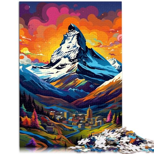 Puzzle für Erwachsene, 2000 Teile, Zermatt, farbenfrohes Denkspiel, ganze Familie, 70 x 100 cm Puzzle für Erwachsene, 2000 Teile, Zermatt, farbenfrohes Denkspiel, ganze Familie, 70 x 100 cm von SYUNFEI