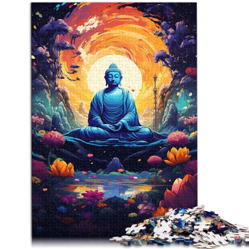 Puzzle 1000 Teile für Erwachsene eines Buddha-Puzzles, Lernspiele, Wanddekoration, einzigartige Geburtstags, 38x52cm Puzzle 1000 Teile für Erwachsene eines Buddha-Puzzles, Lernspiele, Wanddekoration, einzigartige Geburtstags, 38x52cm von SYUNFEI