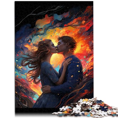 Puzzle für Erwachsene mit 1000 Teilen „A Arctic Kiss“, Denkspiel, Herausforderung für die Gehirnintelligenz, süchtig machendes Spielzeug,38x52cm, für Teenager ab 14 Jahren von SYUNFEI