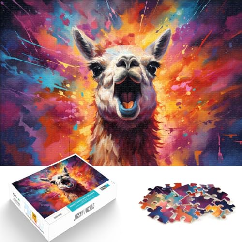 Puzzle für Erwachsene mit 1000 Teilen, Alpaka-Spielzeug, Denkspiel, 50x75 cm, zum Stressabbau für Teenager ab 14 Jahren Puzzle für Erwachsene mit 1000 Teilen, Alpaka-Spielzeug, Denkspiel, 50x75 cm, zum Stressabbau für Teenager ab 14 Jahren von SYUNFEI
