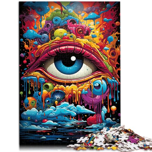 Puzzle für Erwachsene mit 1000 Teilen, Augen zum Ausmalen, schwieriges Puzzle, 49,7 x 74,1 cm, Weihnachtspuzzle, Geschenke für Teenager ab 14 Jahren Puzzle für Erwachsene mit 1000 Teilen, Augen zum Ausmalen, schwieriges Puzzle, 49,7 x 74,1 cm, Weihnachtspuzzle, Geschenke für Teenager ab 14 Jahren von SYUNFEI