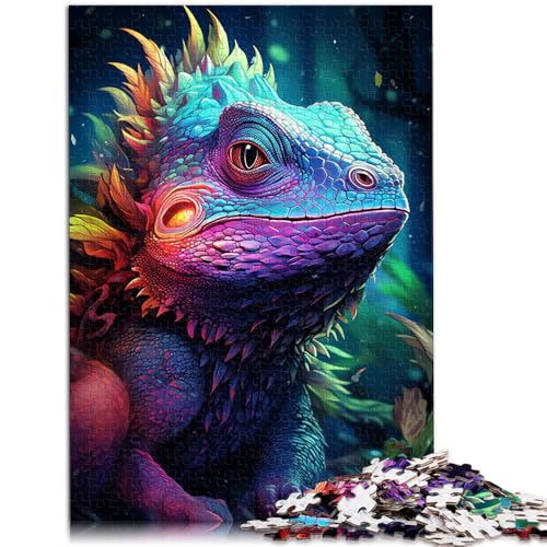1000-teiliges Puzzle für Erwachsene, Fantasie-Chamäleon, Denkspiel, ganze Familie,38x52cm, für Teenager ab 14 Jahren 1000-teiliges Puzzle für Erwachsene, Fantasie-Chamäleon, Denkspiel, ganze Familie,38x52cm, für Teenager ab 14 Jahren von SYUNFEI