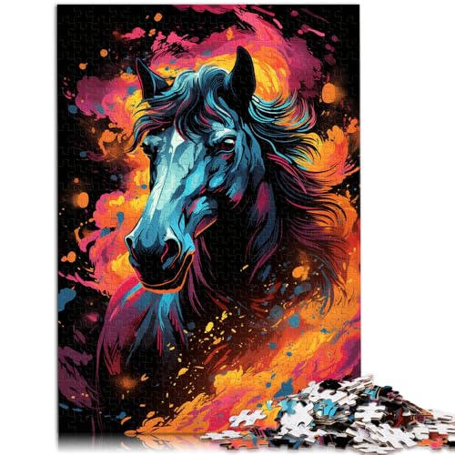 Puzzle für Erwachsene mit 1000 Teilen, Fantasie-Pferd, Denkspiel,50x75cm, Weihnachtspuzzle, Geschenke für Teenager ab 14 Jahren von SYUNFEI