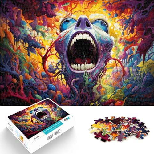 Puzzle für Erwachsene mit 1000 Teilen, Monster-Denkspiel, 26 x 38cm, tolles Geschenk für Spiele für Teenager ab 14 Jahren Puzzle für Erwachsene mit 1000 Teilen, Monster-Denkspiel, 26 x 38cm, tolles Geschenk für Spiele für Teenager ab 14 Jahren von SYUNFEI